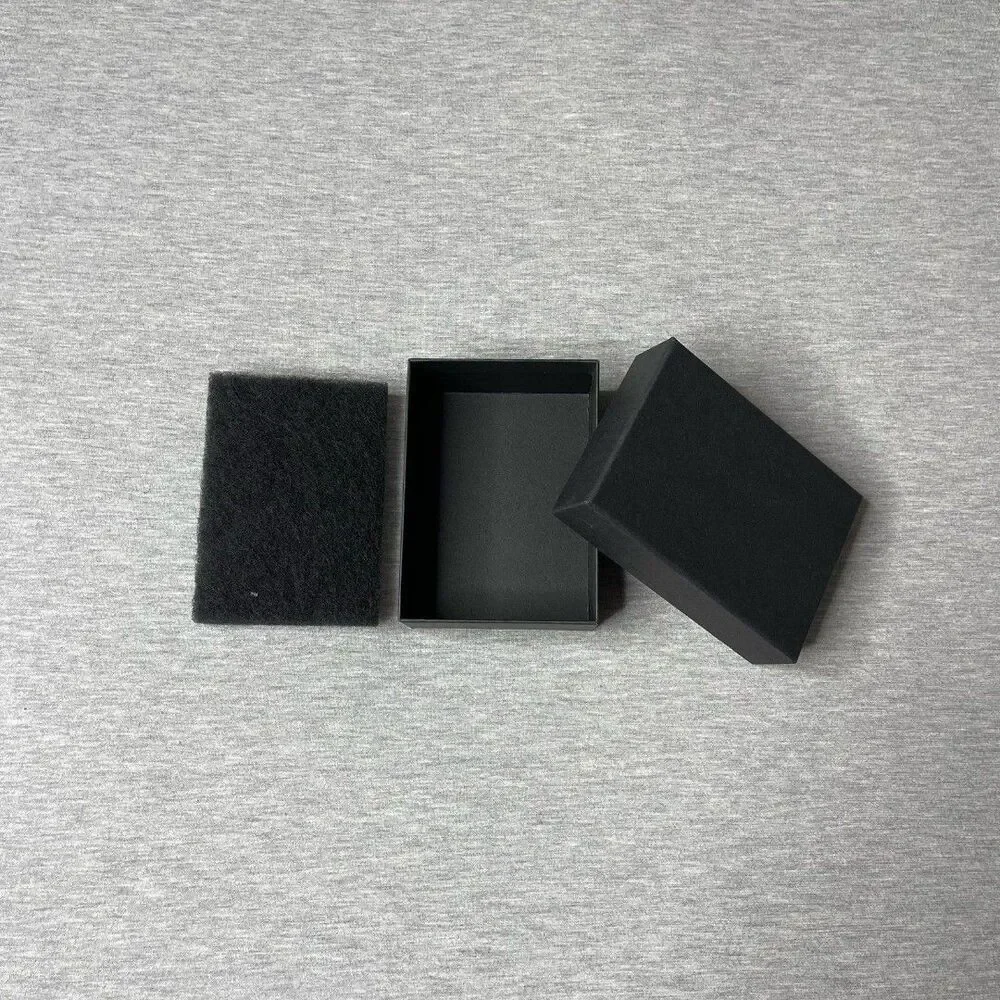 Macy’s Solid Black 5” x 3.5” Jewelry Necklace & Bracelet Gift Box